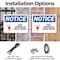 Signmission Fire Sprinkler Riser Inside OSHA Notice Sign, Plastic, 14in W x 10in L, 2PK OS-2PACK-NS-P-1014-L-12679 - alternate 3